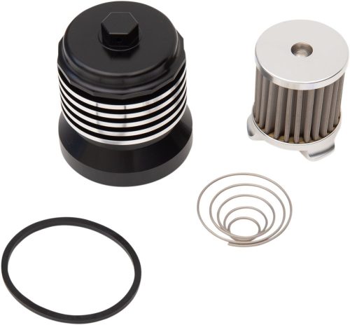 Pc Racing Oil Filter Bk/Pol Fins Pcs4Bc