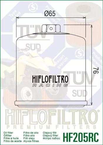 Filtru ulei HifloFiltro HF205RC