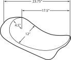 Seat Low Solo Sm 97-07Flhr