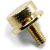 SEAT KNOB GOLD 1/4 - 20