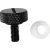 SEAT KNOB BLK SLOT 1/4-28