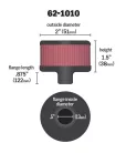 Piesa motor K&N 62-1010