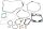 GASKET KIT COMPLETE YAM ATHENA P400485850118