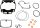 GASKET KIT TOP END KAW ATHENA P400250600021