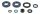 ENGINE OIL SEALS KIT ATHENA P400250400082