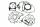 Kit garnituri complet Athena P400485850610