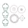 Kit garnituri complet Athena P400480700008