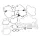 Kit garnituri complet Athena P400270850021