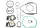 Kit garnituri complet Athena P400210850510