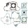 GASKET KIT COMPLETE APR ATHENA P400010850034
