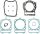 GASKET KIT TOP END PIAGG ATHENA P400480600499