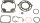 GASKET KIT TOP END KAW ATHENA P400250600065