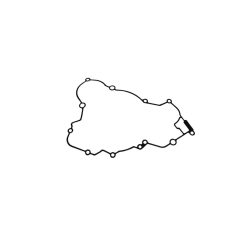 CLTCH CVR GASKT SX125 INN ATHENA S410270008049