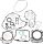 GASKET KT COMPLET KTM/HUS ATHENA P400270900090