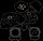 GASKET KIT COMPLETE YAM ATHENA P400485900212