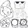 GASKET KIT COMPLETE KAW ATHENA P400250900071