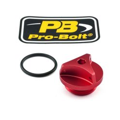 Pro Bolt Cap Oil Filler Alum Bmw Red