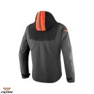 Geaca Ixon Burning MS antracit/negru/rosu neon
