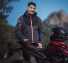 Geaca Ixon Burning MS antracit/negru/rosu neon