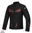 Geaca barbati Racing/Roadster Ixon Caliber WP MS negru/alb/rosu