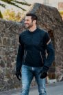Geaca Ixon Striker Retro WP MS negru/navy/maro