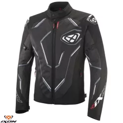   Geaca barbati Racing/Roadster Ixon vara Demoniak MS negru/alb