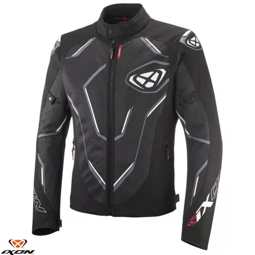 Geaca barbati Racing/Roadster Ixon vara Demoniak MS negru/alb