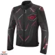 Geaca barbati Racing/Roadster Ixon vara Demoniak MS negru/rosu