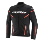 Geaca barbati Racing/Roadster Ixon vara Striker 2 AIR WP MS negru/alb/rosu