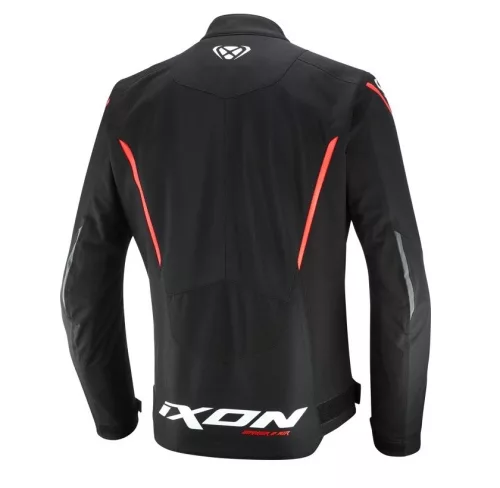 Geaca barbati Racing/Roadster Ixon vara Striker 2 AIR WP MS negru/alb/rosu