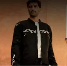 Geaca barbati Racing/Roadster Ixon Meteor 31 MS negru/alb