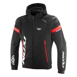   Geaca barbati Racing/Roadster Ixon vara Pulsion Air MS negru/alb/rosu