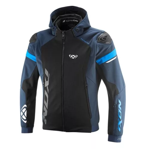 Geaca barbati Racing/Roadster Ixon vara Pulsion Air MS negru/navy /alb