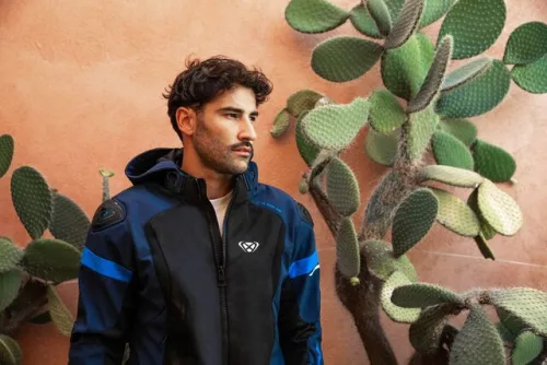 Geaca barbati Racing/Roadster Ixon vara Pulsion Air MS negru/navy /alb