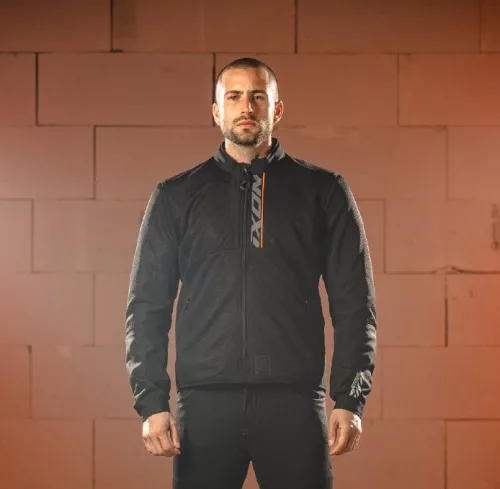 Geaca barbati Roadster Ixon vara Ostro MS negru/rosu