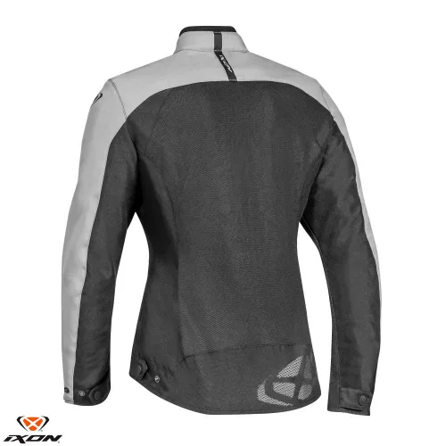 Geaca dama Racing/Roadster Ixon vara Orion LS negru/gri