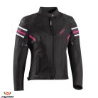 Geaca dama Racing/Roadster Ixon Ilana LS negru/fuchsia