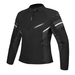   Geaca dama Racing/Roadster Ixon Ilana Evo LS negru/antracit/argintiu
