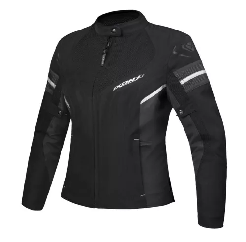 Geaca dama Racing/Roadster Ixon Ilana Evo LS negru/antracit/argintiu