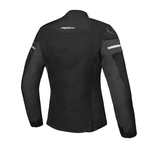 Geaca dama Racing/Roadster Ixon Ilana Evo LS negru/antracit/argintiu