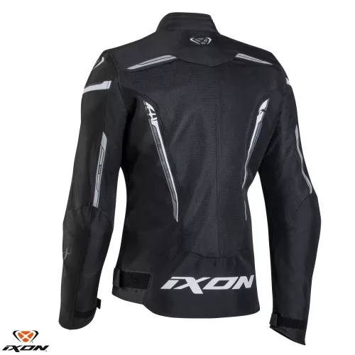 Geaca dama Racing/Roadster Ixon vara Striker AIR WPL LS negru/alb
