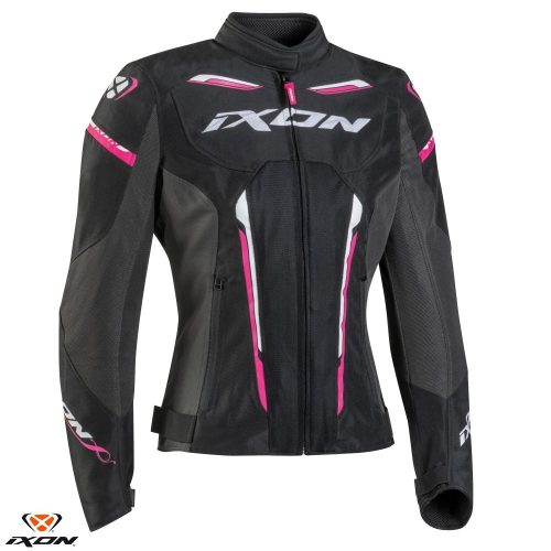 Geaca dama Racing/Roadster Ixon vara Striker AIR WPL LS negru/fuchsia
