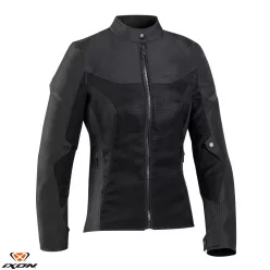 Geaca dama Racing/Roadster Ixon vara Fresh LS negru