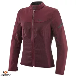 Geaca dama Racing/Roadster Ixon vara Fresh LS burgundy