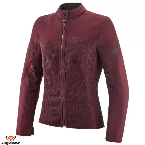 Geaca dama Racing/Roadster Ixon vara Fresh LS burgundy