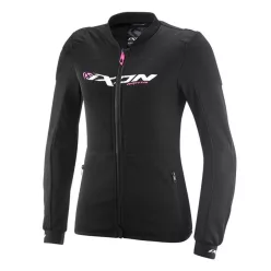   Geaca tip armura dama Racing/Roadster Ixon vara Arma LS negru/alb/roz