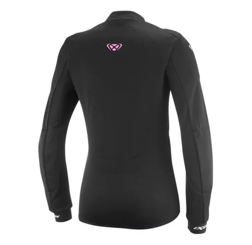 Geaca tip armura dama Racing/Roadster Ixon vara Arma LS negru/alb/roz