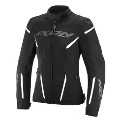  Geaca dama Racing/Roadster Ixon vara Striker 2 AIR WP LS negru/alb