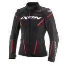 Geaca dama Racing/Roadster Ixon vara Striker 2 AIR WP LS negru/rosu