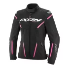 Geaca dama Racing/Roadster Ixon vara Striker 2 AIR WP LS negru/roz